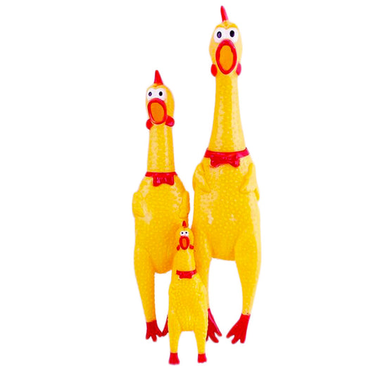 Rubber Chicken Dog Toy